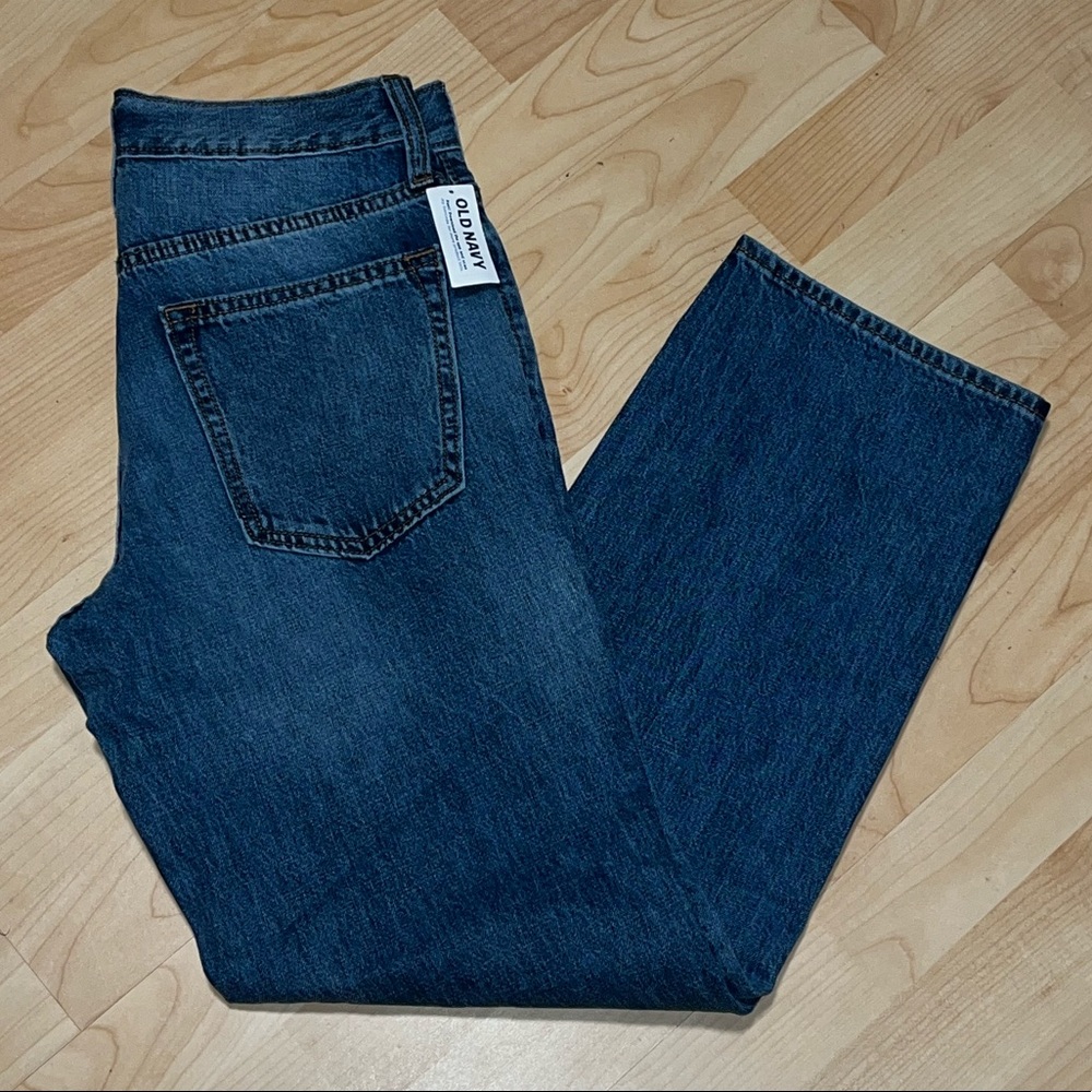 Old Navy Loose Blue Jeans Size 28x28 NWT